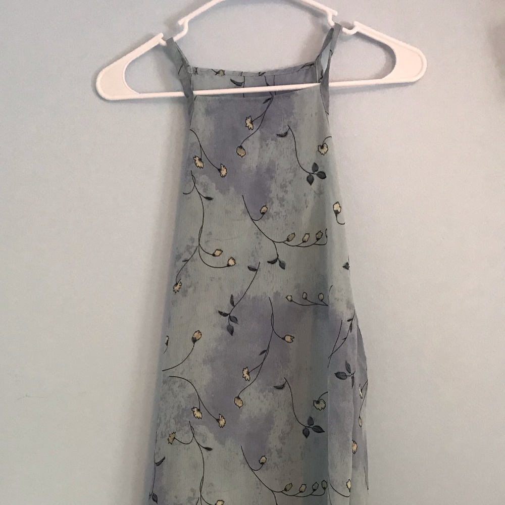 Beautiful flower print summer dress